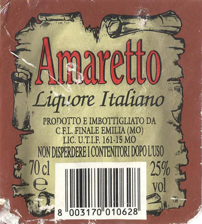 Ликер Amaretto Liquore Italiano (Италия)