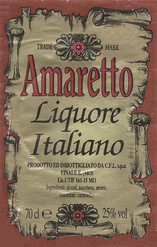 Ликер Amaretto Liquore Italiano (Италия)