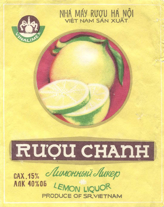 Лимонный ликер RUOU CHANH Lemon Liquor (Вьетнам / Vietnam)