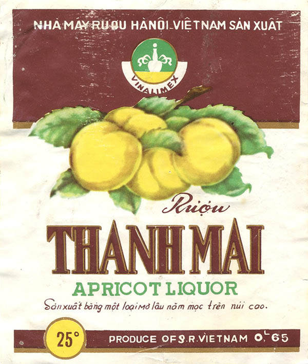 Ликер THANH MAI apricot liquor (Вьетнам / VIETNAM)