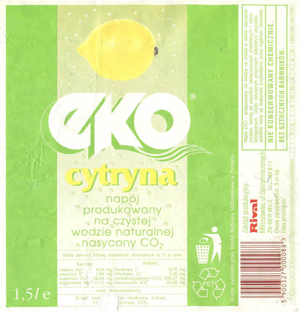 Напиток EKO Cytryna