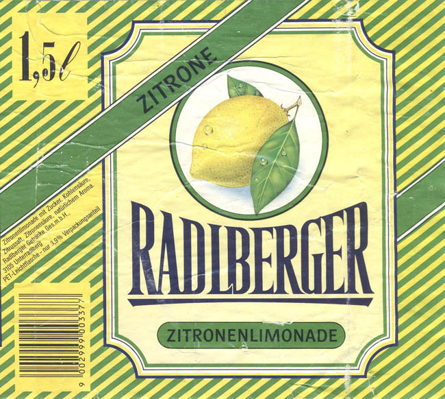 Напиток Radlberger Zitrone