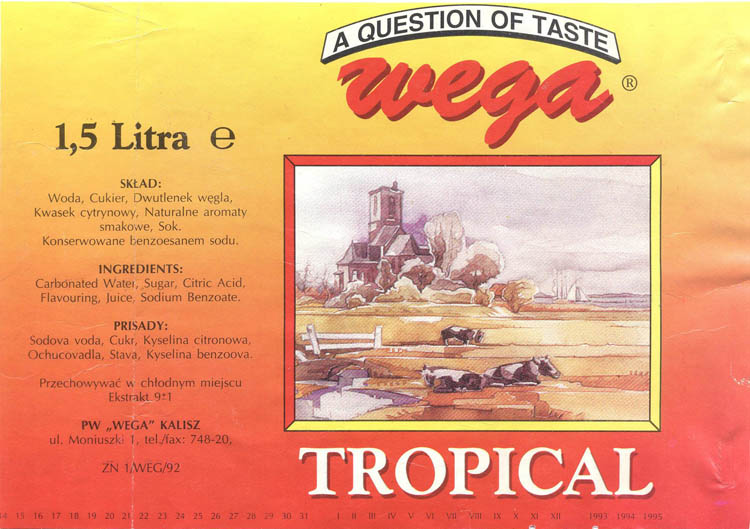 Напиток Wega Tropical