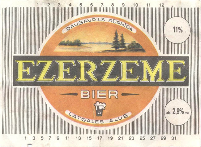 Пиво EZERZEME / Latgales Alus (Латвия)
