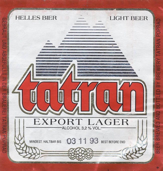 Пиво TATRAN / TATRAN Beer