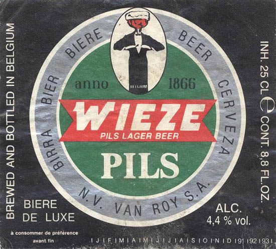 Пиво WIEZE PILS / Lager beer