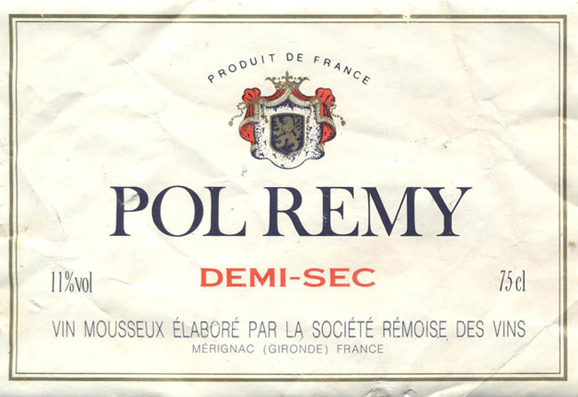 Шампанское POL REMY (Франция)
