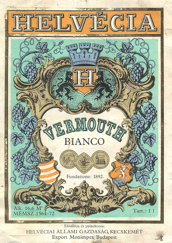 Вермут HELVECIA Bianco Vermouth