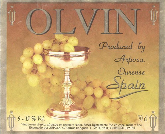 Вино OLVIN Vino (Испания / Spain)