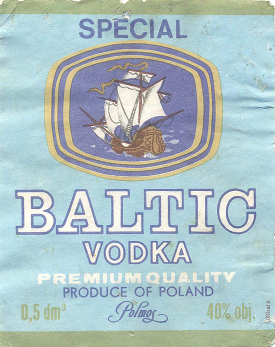 Водка BALTIC VODKA (Польша / Poland)
