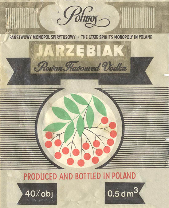 Рябиновая водка JARZEBIAK / Rowan flavoured vodka (Польша / Poland)