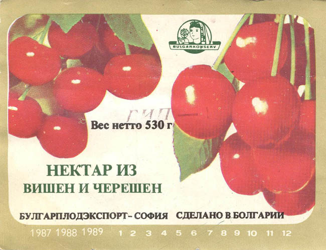 Нектар из вишен и черешен