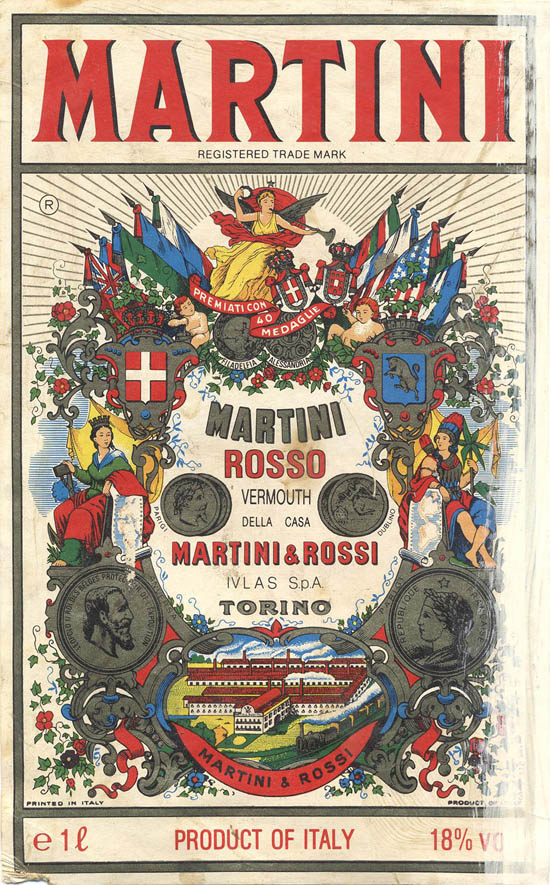 Вермут Мартини / MARTINI Rosso Vermouth (Италия / Italy)
